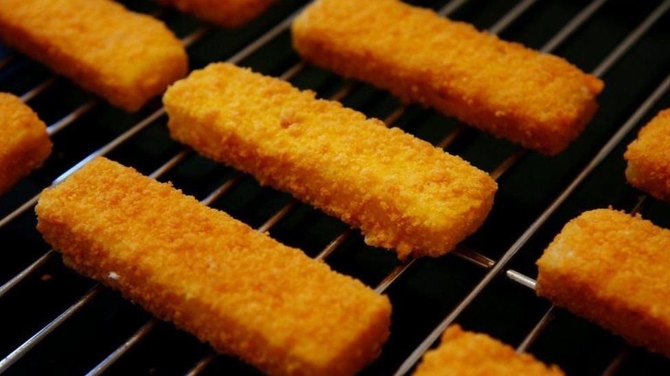 Fish fingers: the well-known English delicacy