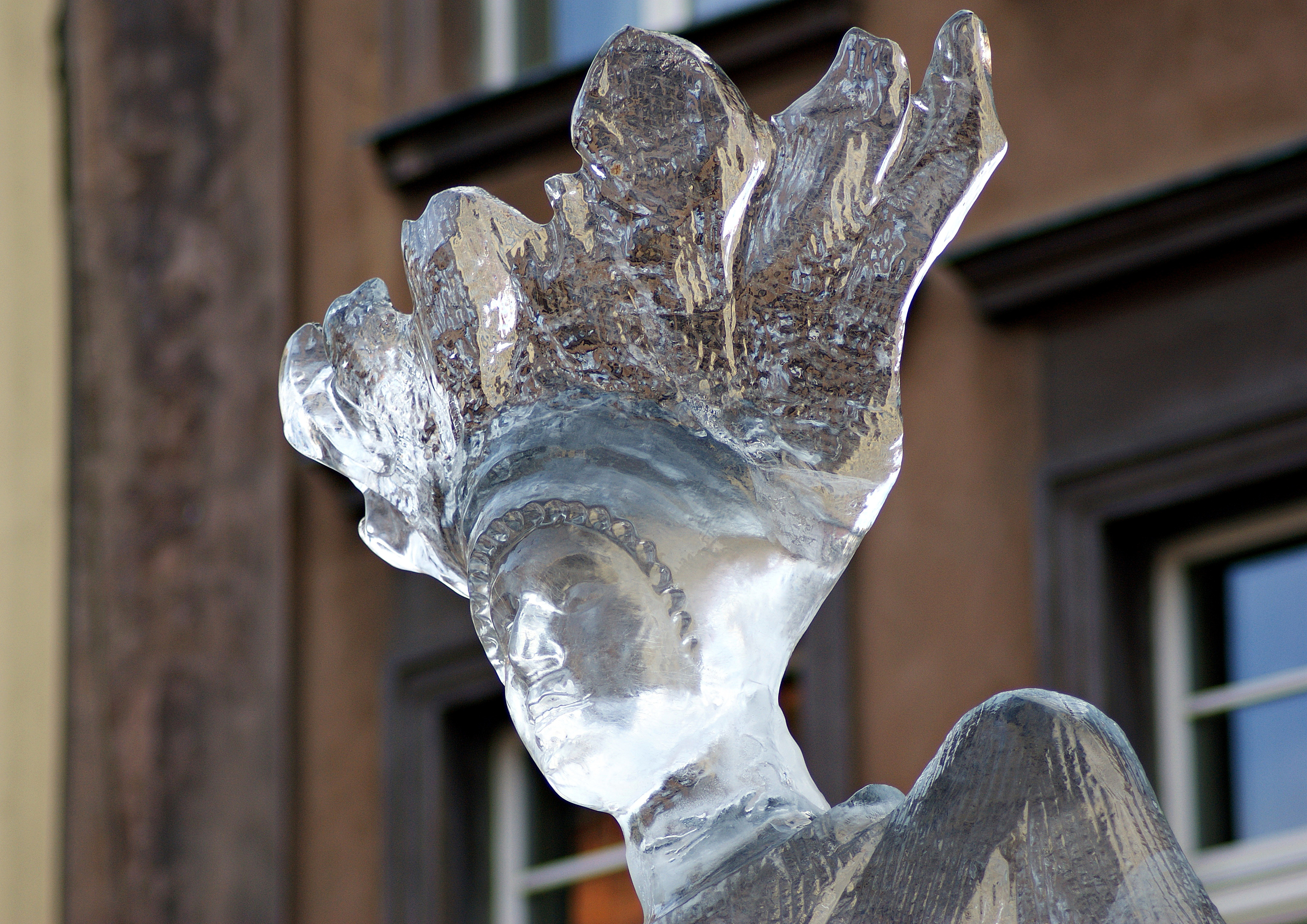 Famous Poznań Ice Festival hosting competitions of ice sculpture carving